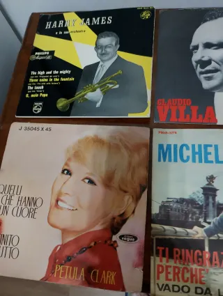 Lotto 8 dischi 45 giri Nazionali Pop Rock