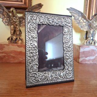 Cornice Portafoto Argento 925 anni 90 foto cm 7x11
