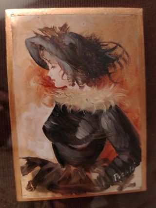 Dipinto Nino Puglisi - Ritratto Donna