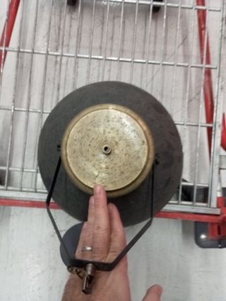 Lámpara de techo colgante negra y dorada