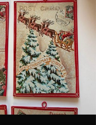 Set 4 Decorazioni Natalizie