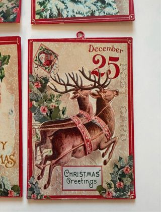 Set 4 Decorazioni Natalizie