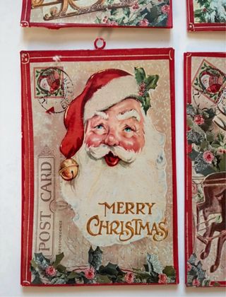 Set 4 Decorazioni Natalizie