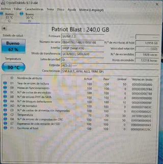 SSD Patriot Blast 240GB SATA III 6Gbps