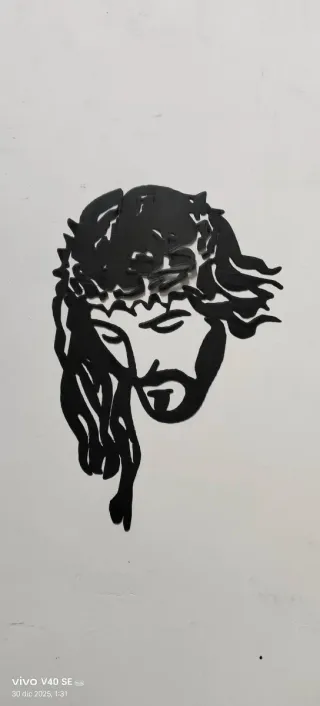 Cuadro Decorativo Cabeza de Cristo MDF 3mm