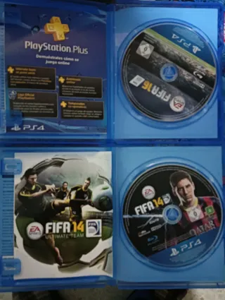 FIFA 14 y FIFA 16 PS4