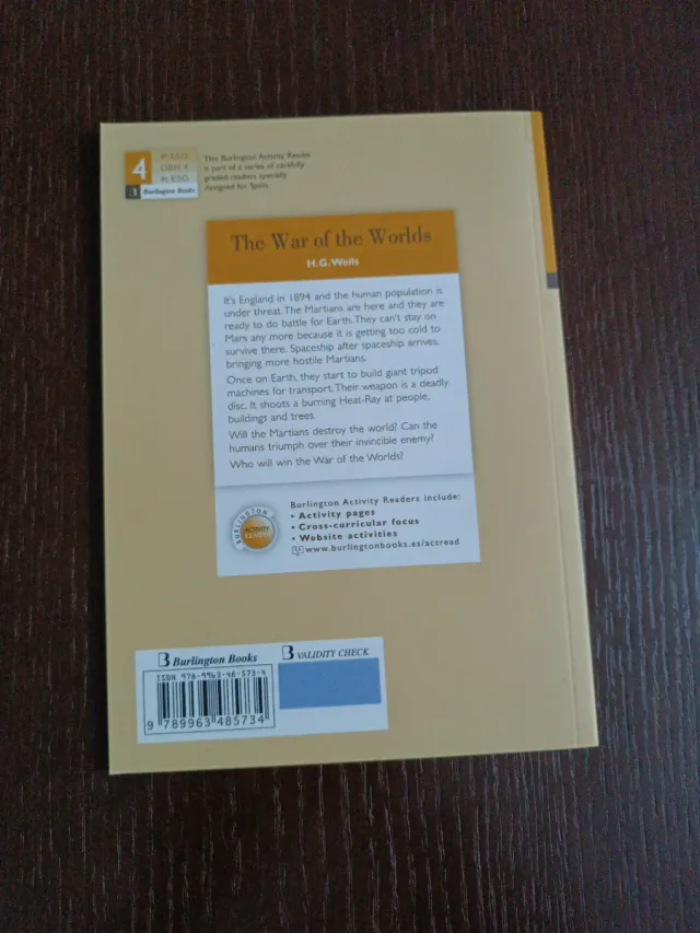 WAR OR THE WORLDS ESO4 ACTIVITY