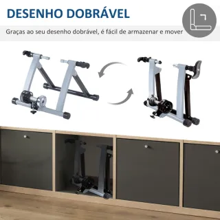 Rodillo magnético para bicicleta 54x47x39cm