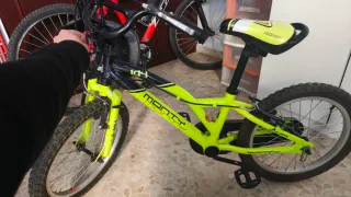 Bicicleta infantil Monty 18 color amarillo