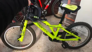Bicicleta infantil Monty 18 color amarillo