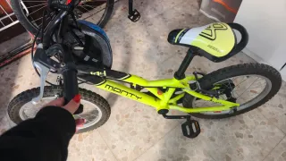 Bicicleta infantil Monty 18 color amarillo