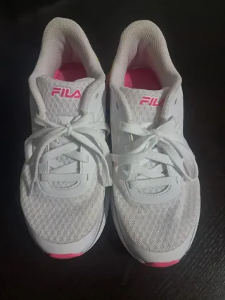 Zapatillas Fila Niña/Mujer Blancas Rosas