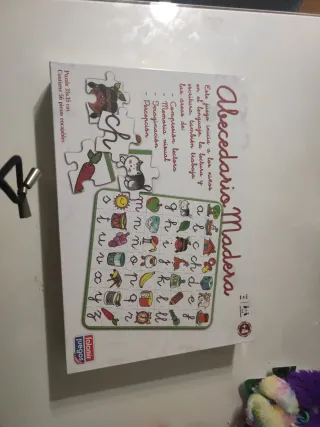 Abecedario de Madera - Juego Educativo