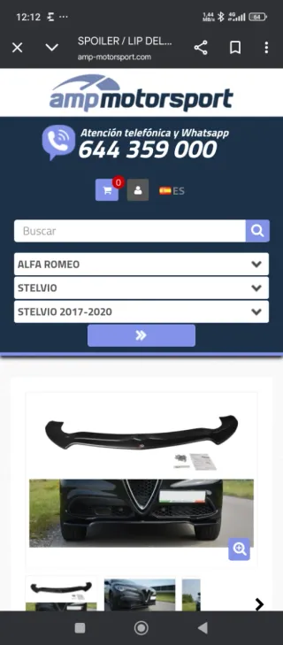 Accesorios carrocería Stelvio 2019