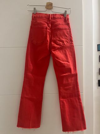 Pantalón Vaquero Rojo