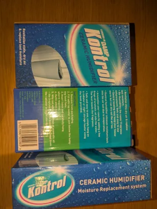 3x Humidificador Cerámica Kontrol Azul