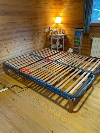 Cama eléctrica doble con 2 motores