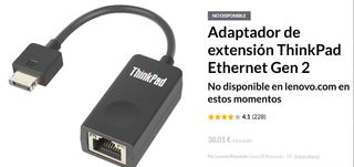 Adaptador Ethernet ThinkPad Gen 2