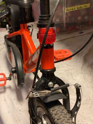 Bicicleta infantil Btwin naranja