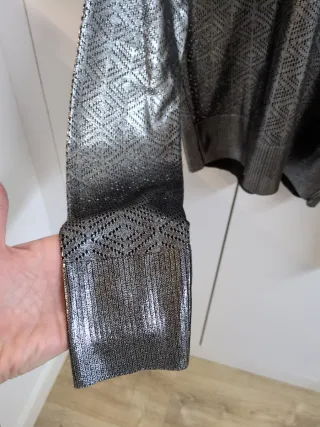 Jersey Zara Metalizado Talla L