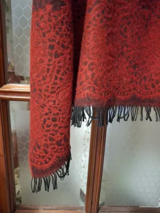 Sciarpa donna con fantasia floreale