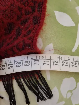 Sciarpa donna con fantasia floreale