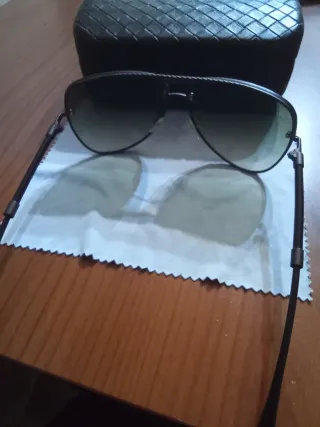 Occhiali da sole Bottega Veneta neri/marrone