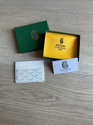 Porta carte Goyard bianco