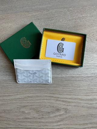 Porta carte Goyard bianco