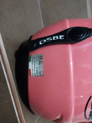 Casco esquí niña OSBE/GPA OSKI 3 rosa