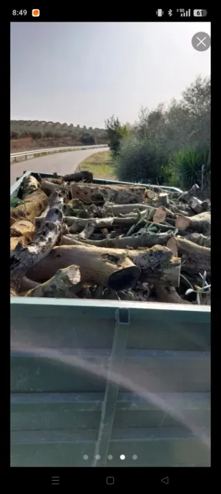 Leña de olivo para chimenea cortado a medida