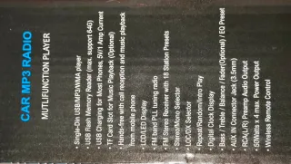 Radio cotxe Bluetooth USB carga rapida.