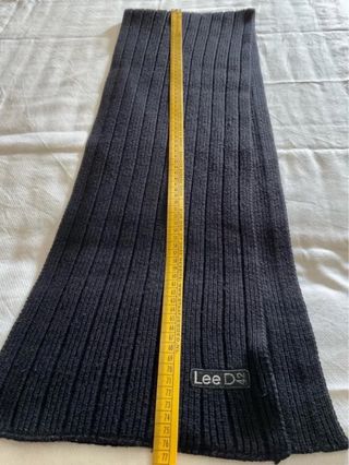 Sciarpa uomo LEE D42 vintage nera