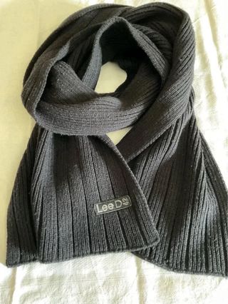 Sciarpa uomo LEE D42 vintage nera