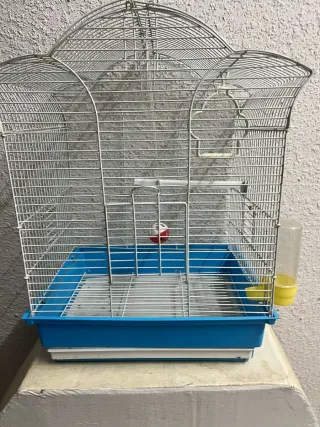 Jaula para pájaros completa