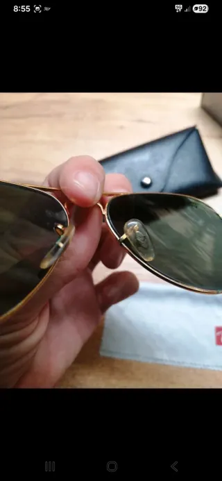 Gafas de Sol Ray-Ban Aviator Marrón/Dorado