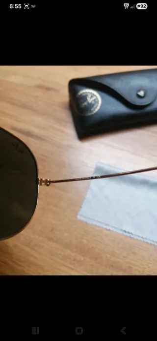 Gafas de Sol Ray-Ban Aviator Marrón/Dorado