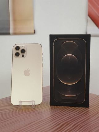 IPHONE 12 PRO 512GB DORADO 100% BATERIA.-