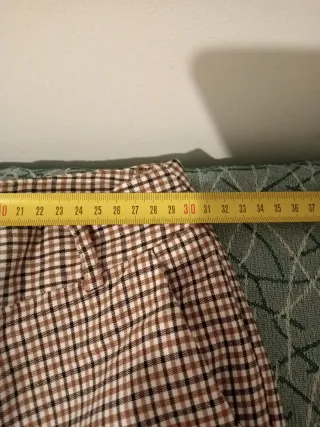 Pantalones de cuadros mujer talla 34