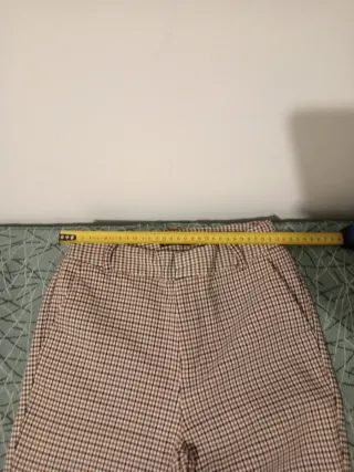 Pantalones de cuadros mujer talla 34