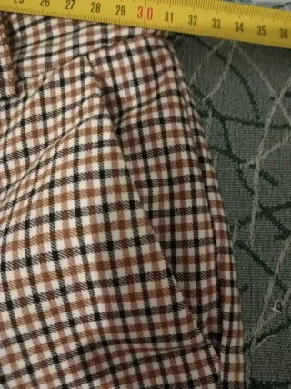 Pantalones de cuadros mujer talla 34