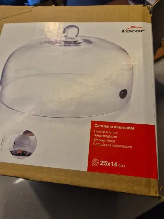 Campana ahumador Lacor 25x14 cm