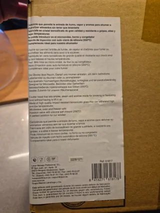 Campana ahumador Lacor 25x14 cm