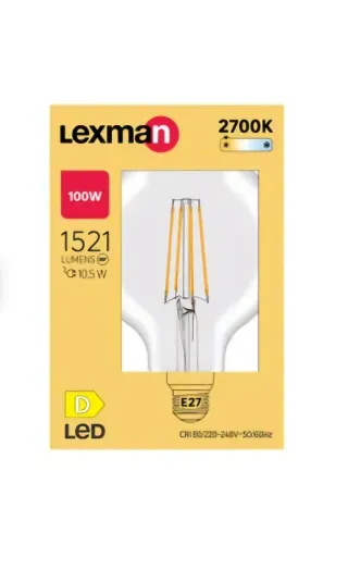 5 lampadine LED Lexman E27 1521lm