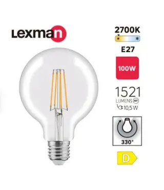 5 lampadine LED Lexman E27 1521lm
