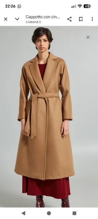 Cappotto cammello Intrend Max Mara