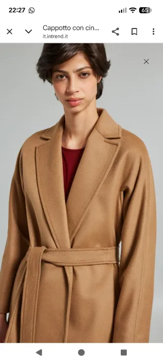 Cappotto cammello Intrend Max Mara