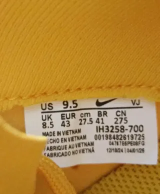 T43 Nike Pegasus Plus LV8 Amarillo/Negro