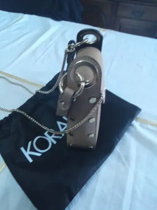 BOrsetta Koralline Beige con Borchie