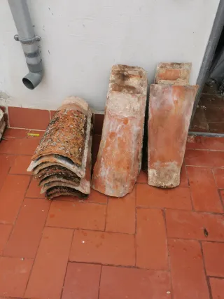 Tejas antiguas de barro 83 tejas